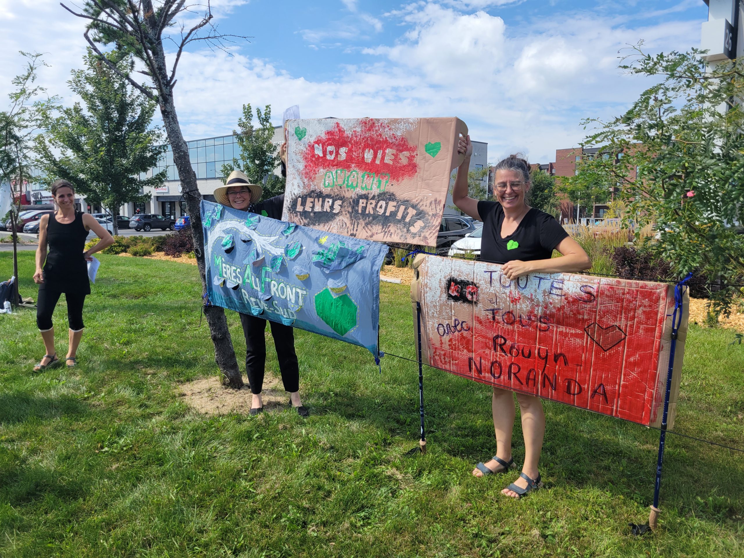 Les Mères au front éclament du gouvernement de faire respecter le droit fondamental de sa population à un environnement sain