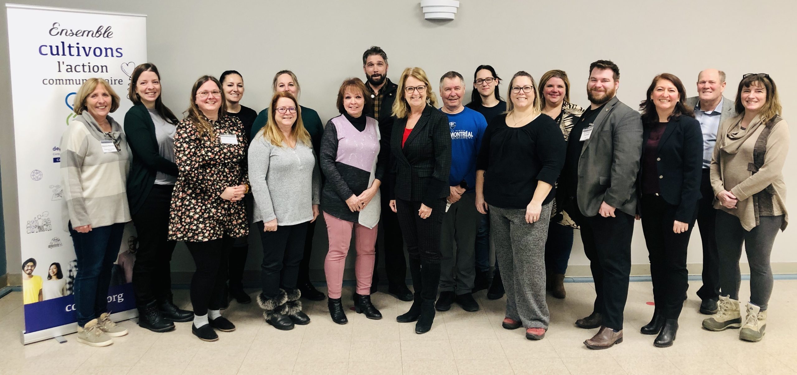 Rencontre des membres de la CDC Marguerite-D’Youville avec la députée et ministre Suzanne Roy