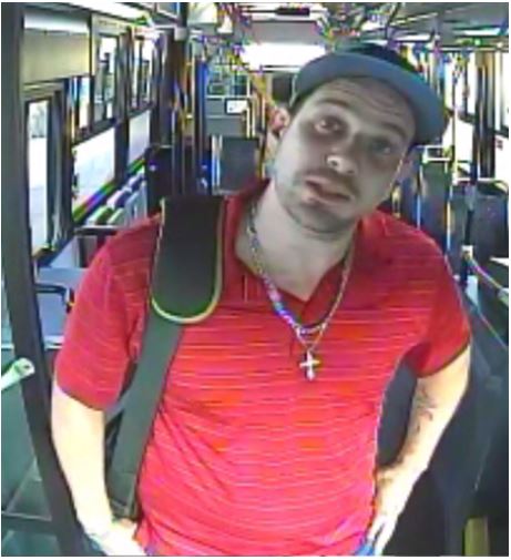 Individu menaçant envers un chauffeur d’autobus recherché