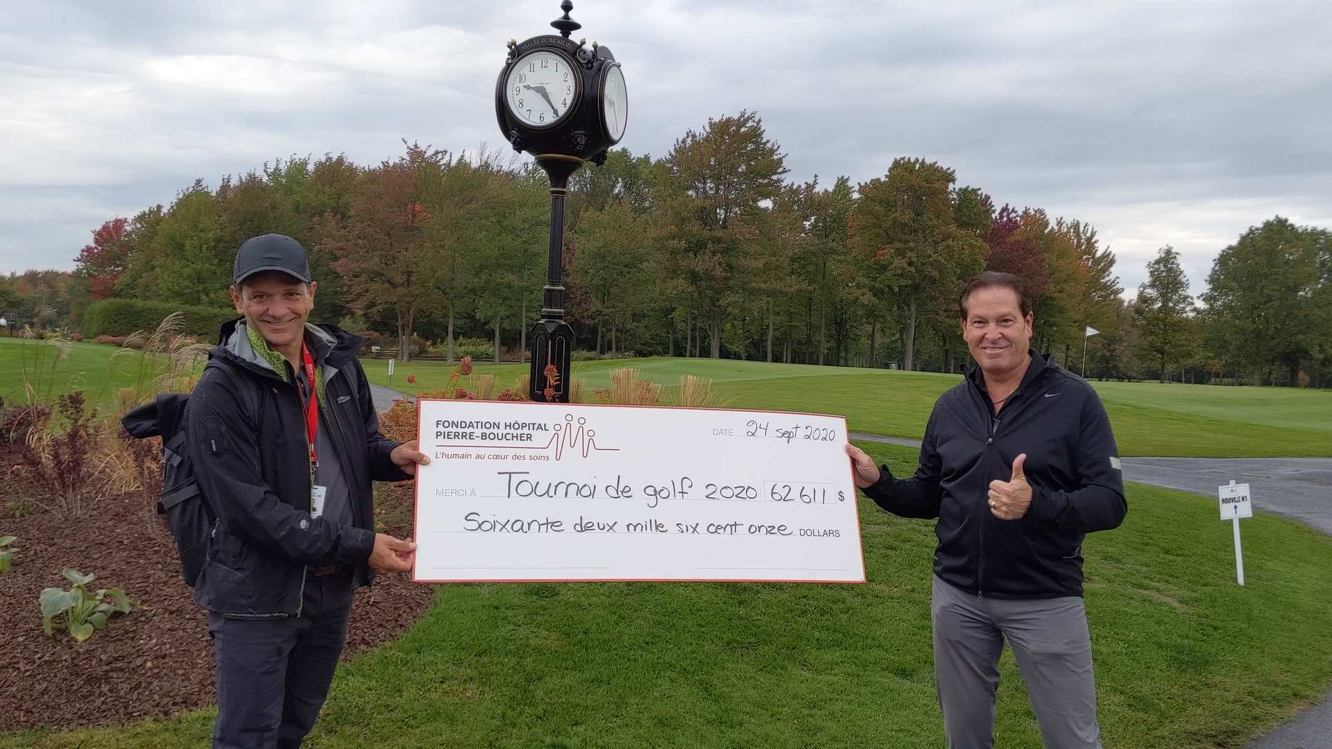 Le 31e tournoi de golf de la Fondation Hôpital Pierre-Boucher rapporte 62 000 $
