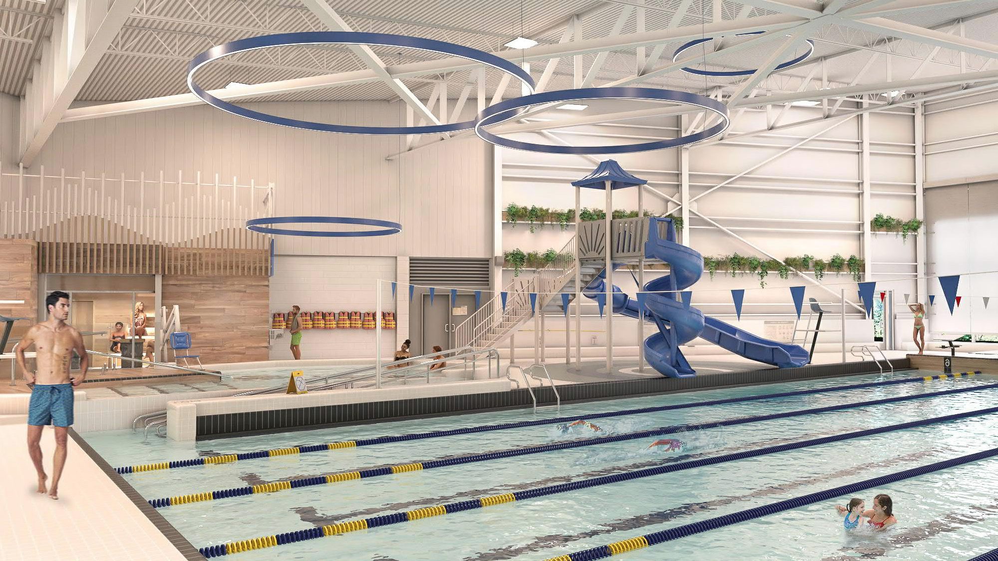 énovation de la piscine et construction d’un gymnase double: un projet de près de 28 M$ à Sainte-Julie