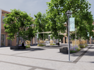 Un nouveau look pour la Place Lionel-Daunais