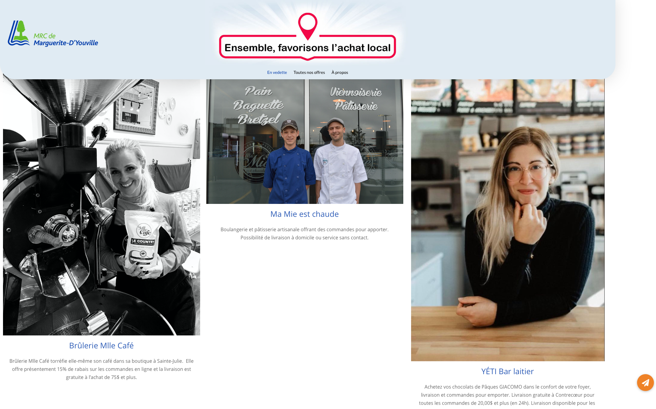 Lancement d’un microsite dédié à la promotion de l’achat local en ligne sur le territoire de la MRC!
