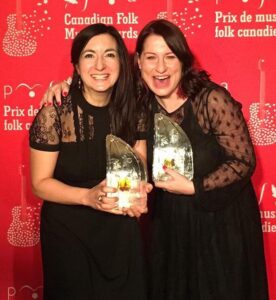 Le duo Ancolie se distingue aux Prix de musique folk canadienne