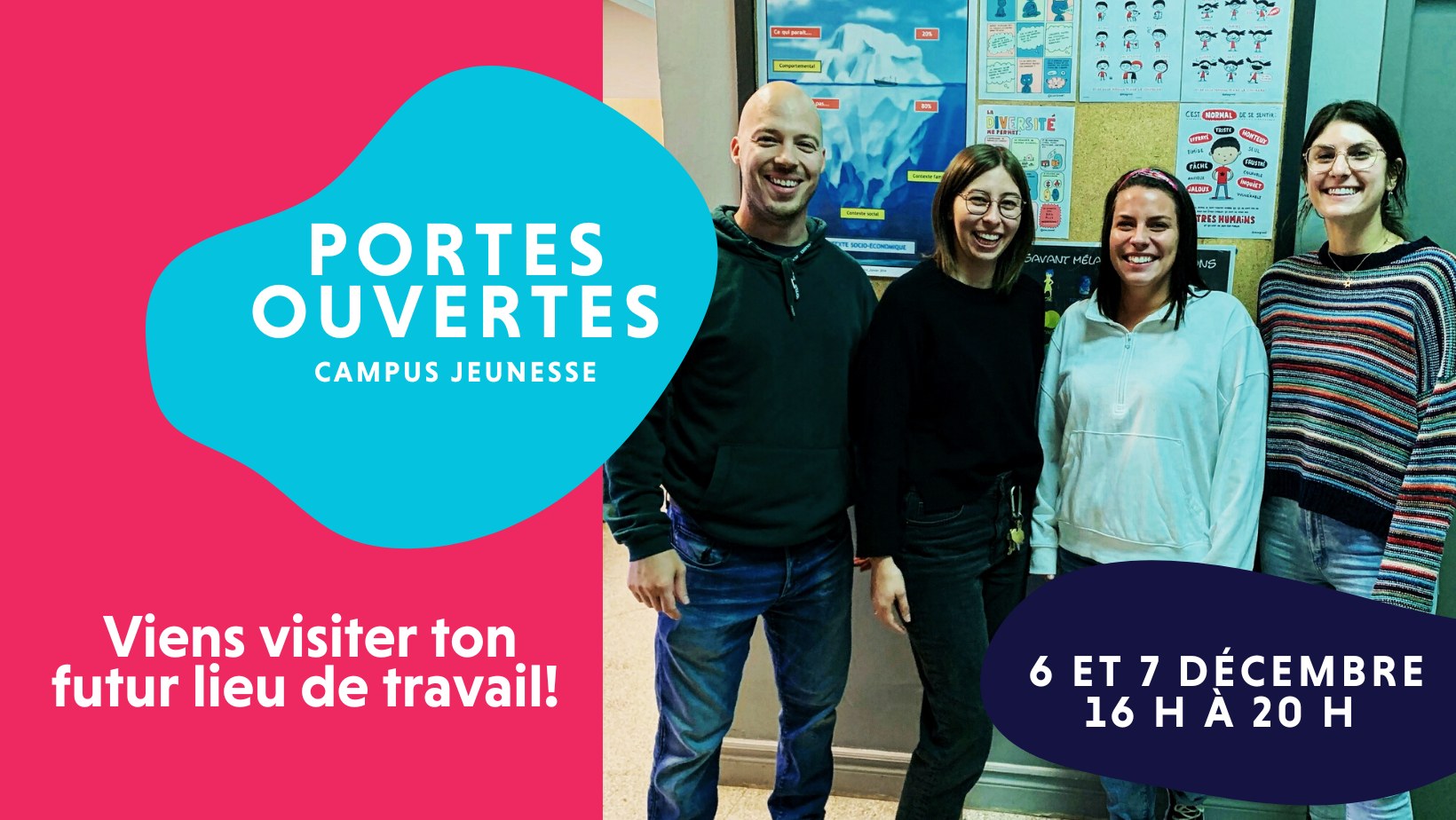 Recrutement : Portes ouvertes en campus jeunesse