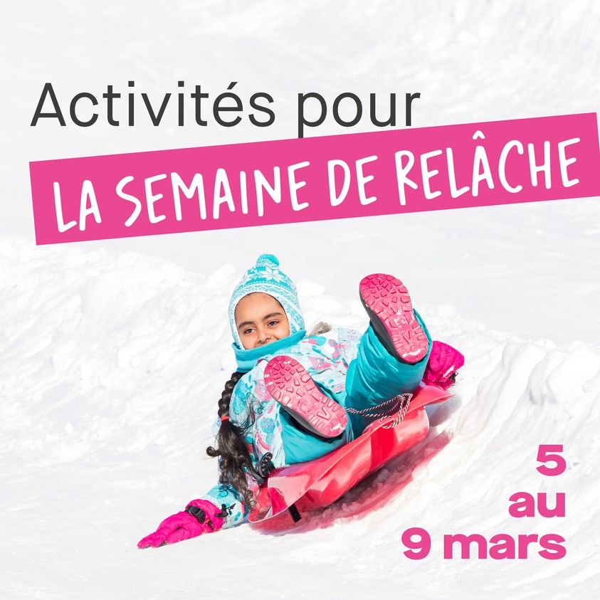 Semaine de relâche: découvrez les activités et les programmes offerts à Sainte-Julie