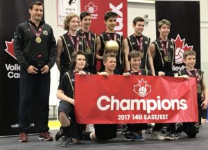 L&rsquo;équipe de volleyball Noir et Or de Mortagne devient championne de l’Est du Canada