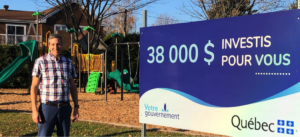 Des nouveaux modules de jeu au parc Louis St-Pierre de Verchères