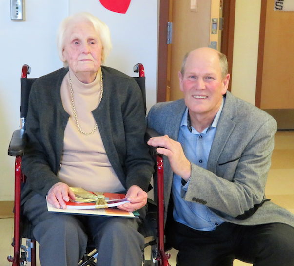 Une Verchèroise célèbre ses 100 ans!