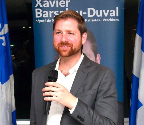 Barrière mobile au passage à niveau à Verchères : le député Xavier Barsalou-Duval se éjouit des travaux du CN