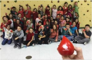 échauffez le coeur d’un patient en donnant du sang!