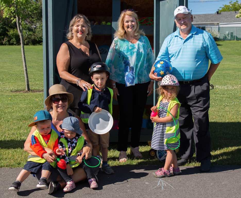 Saines habitudes de vie: une remise active pour favoriser le jeu libre au parc de la Coulée à Sainte-Julie