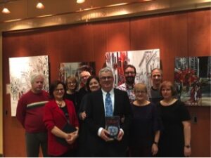 Lancement du premier roman du Julievillois André Laveau, Shalom