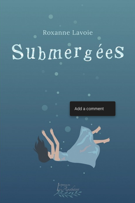 Lancement le 10 septembre du roman Submergées de l’auteure julievilloise Roxanne Lavoie
