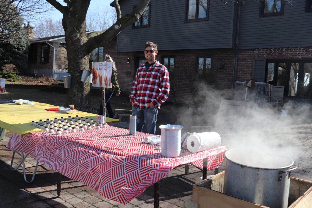 C’était le temps des sucres rue Nicole-Lemaire à Boucherville