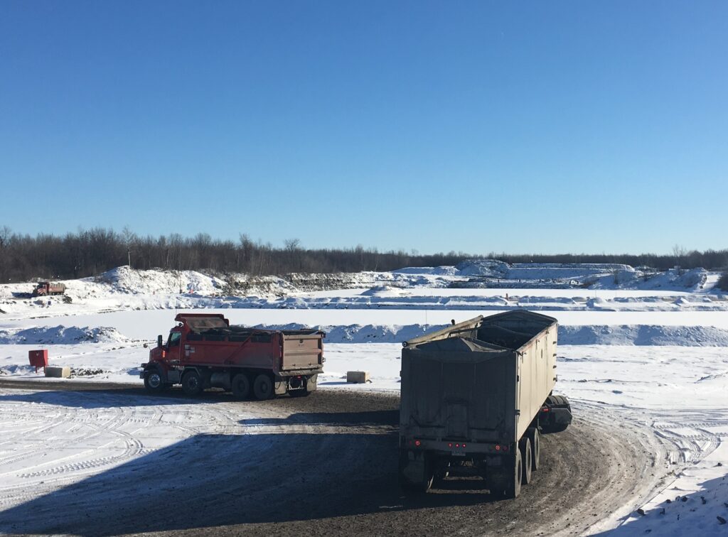 Les travaux avancent comme prévu à l’ex-carrière Landreville