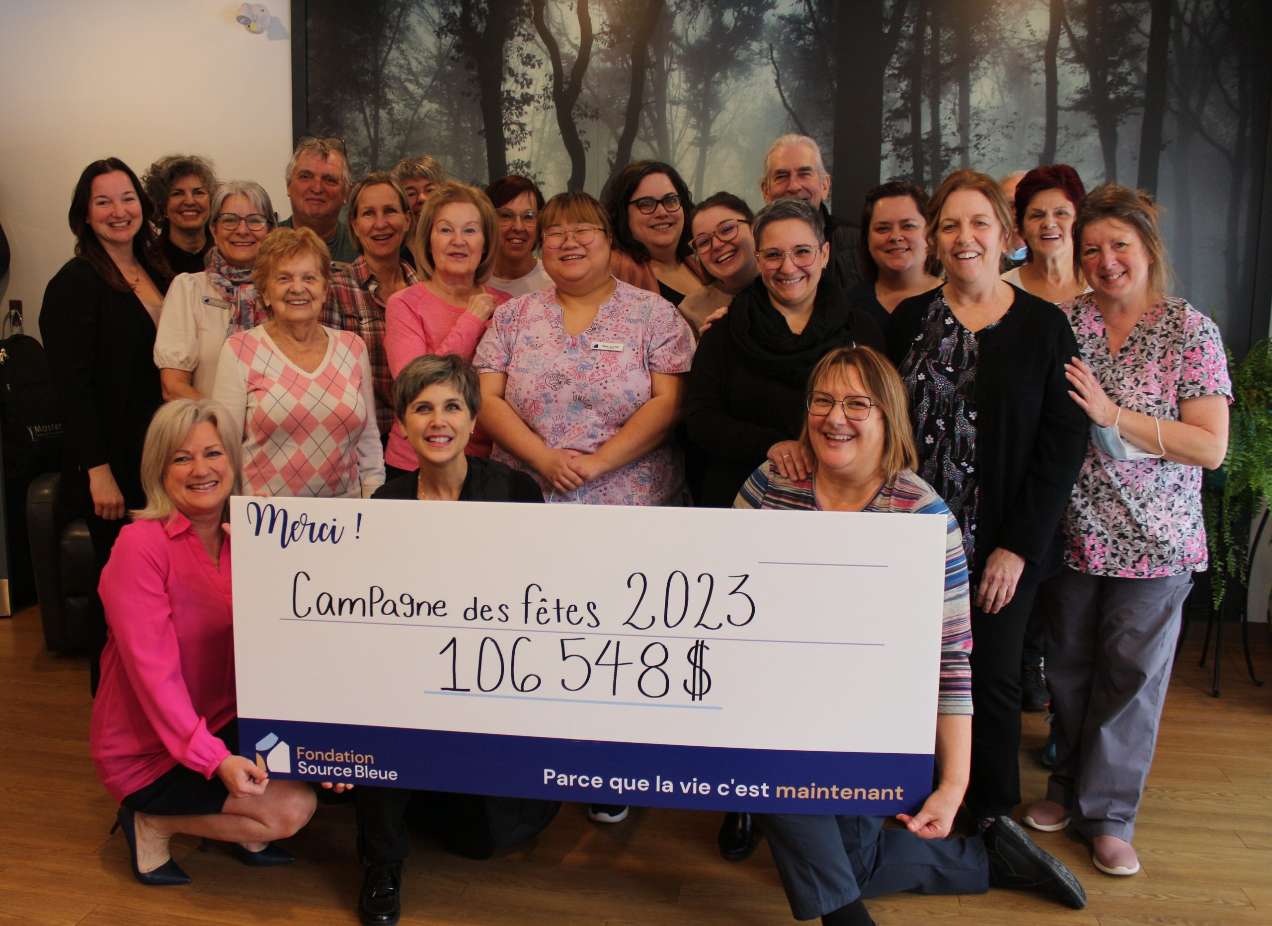 Plus de 106 000 $ pour la Source bleue