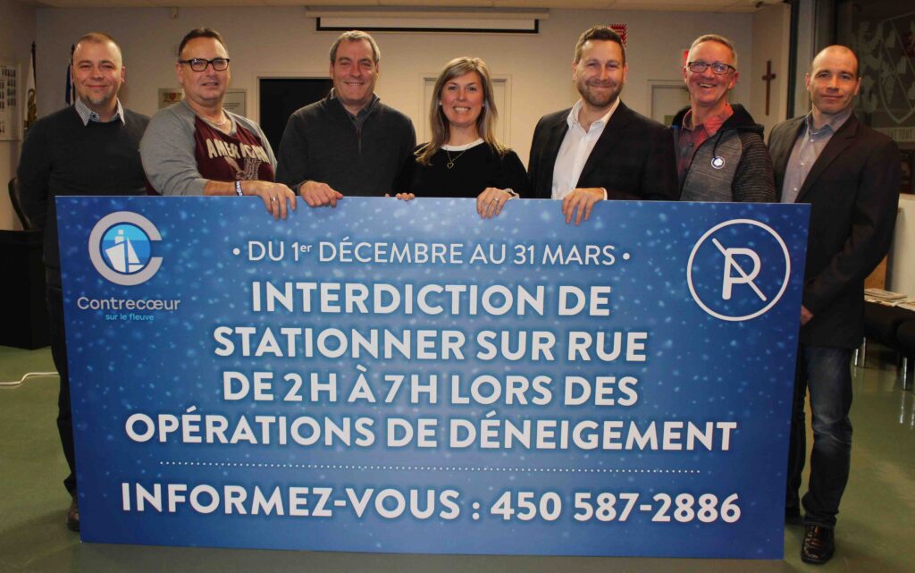 Nouvelle églementation pour le stationnement sur rue durant la nuit à Contrecoeur