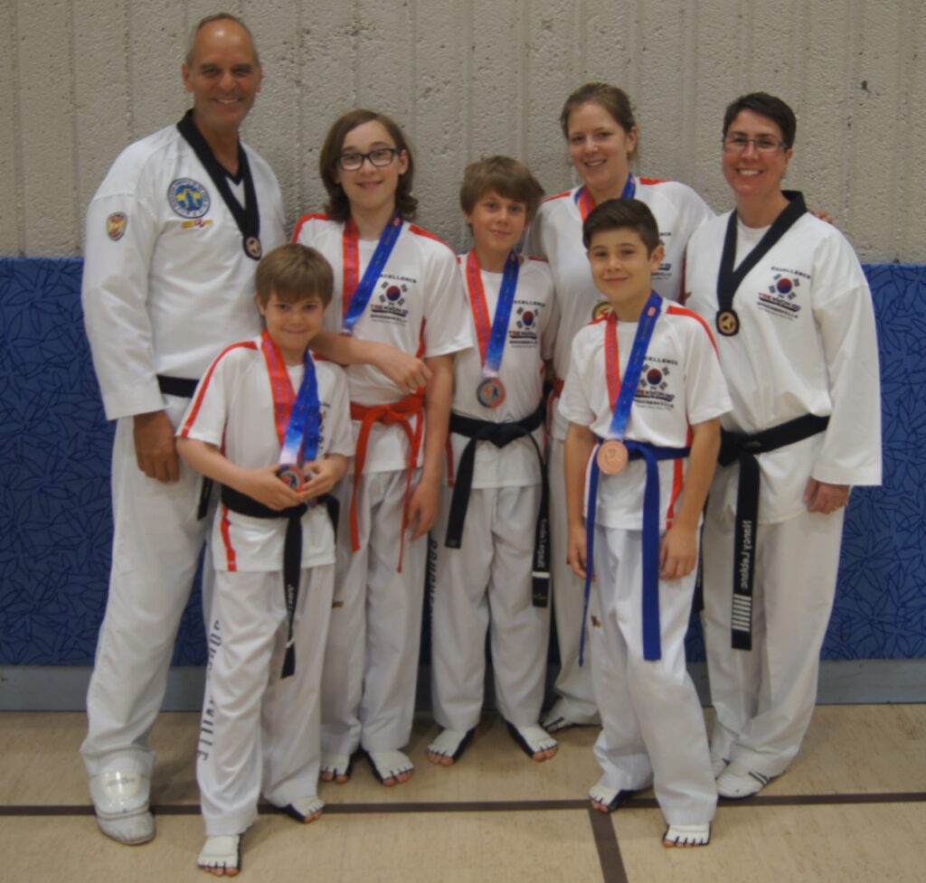 Une écolte exceptionnelle pour des taekwondoïstes de Boucherville