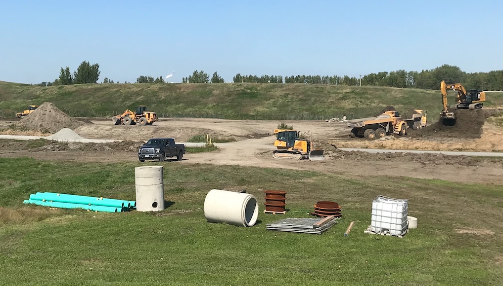 Construction d’un nouveau lieu d’élimination de neige à Varennes