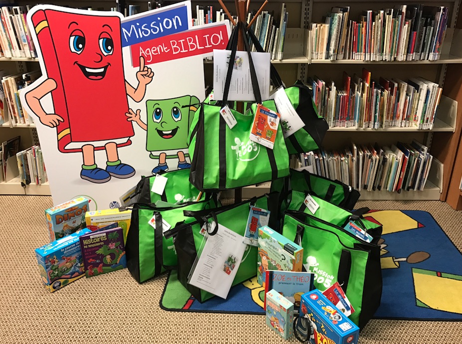Nouvelles trousses de stimulation du langage à la bibliothèque de Sainte-Julie