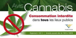 Dans la majorité des municipalités de la MRC: interdiction de consommer du cannabis dans les lieux publics de la égion