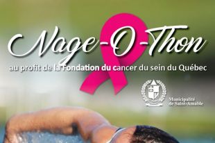 NAGE-O-THON À SAINT-AMABLE AU PROFIT DE LA FONDATION DU CANCER DU SEIN DU QUÉBEC