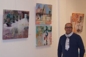 Les tableaux de Benoît Desfossés témoignent du quotidien