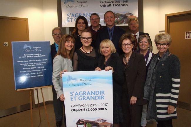 La maison de soins palliatifs Source Bleue s’agrandit