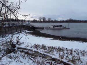 Le niveau du fleuve à son plus bas ou presque depuis 10 ans