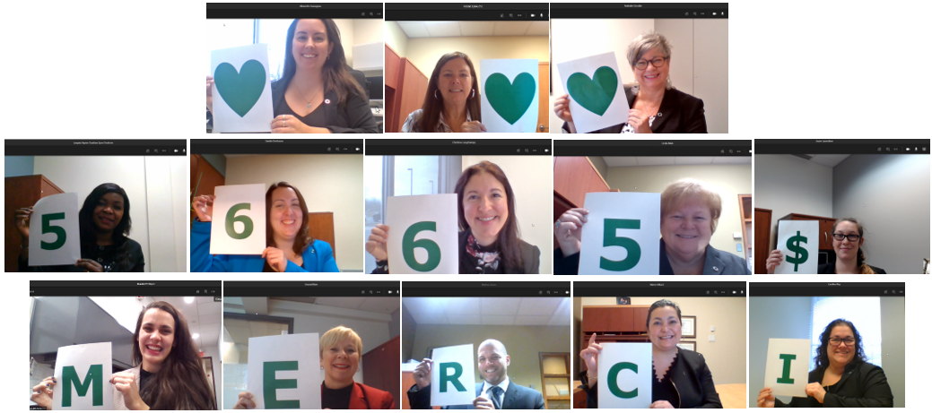 Don de 5 665 $ des employés de la Caisse Desjardins des Patriotes