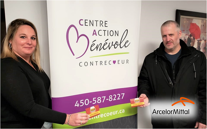 Guignolée du CAB 2021 : les employés et les cadres d’ArcelorMittal se mobilisent