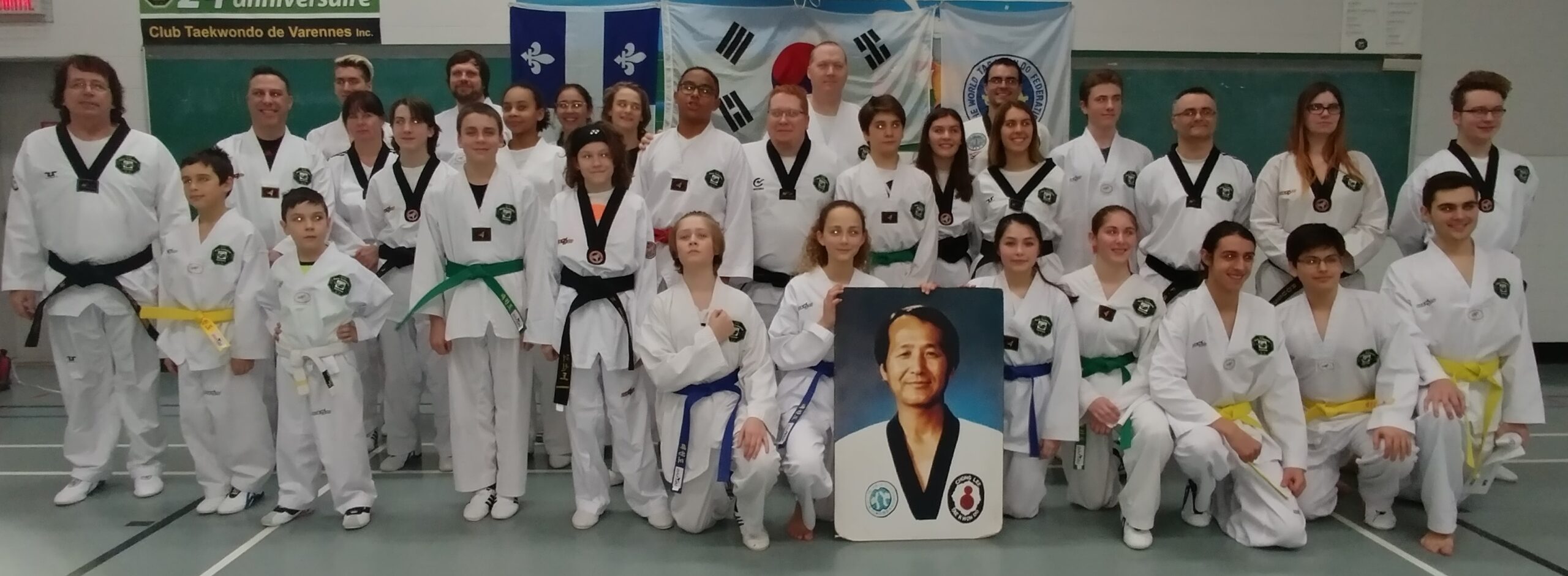 Des ceintures de toutes les couleurs