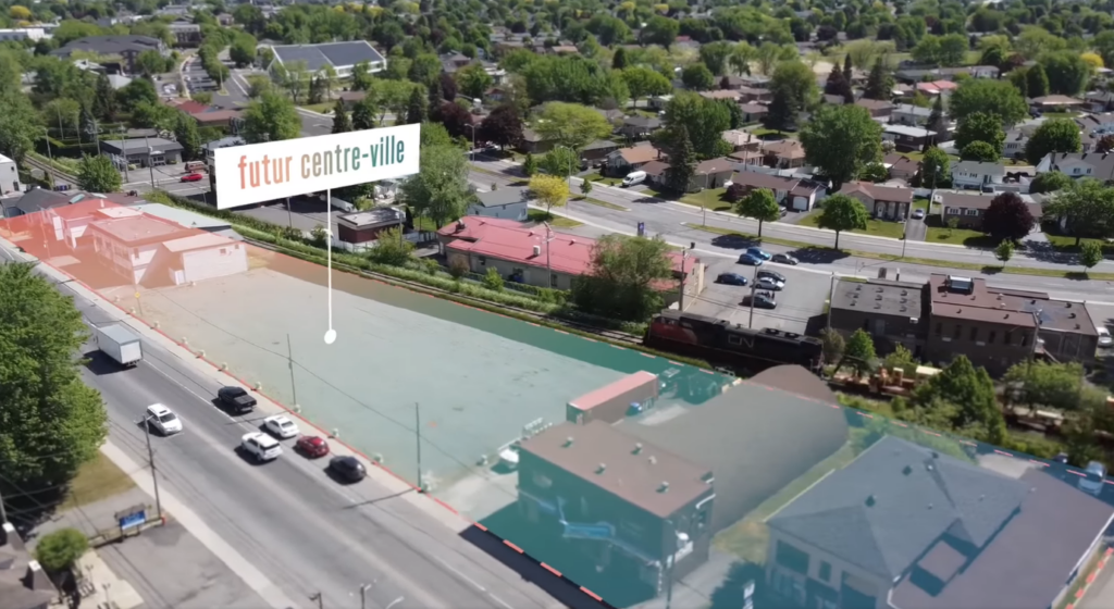 Deux projets finalistes pour le redéveloppement du centre-ville de Varennes