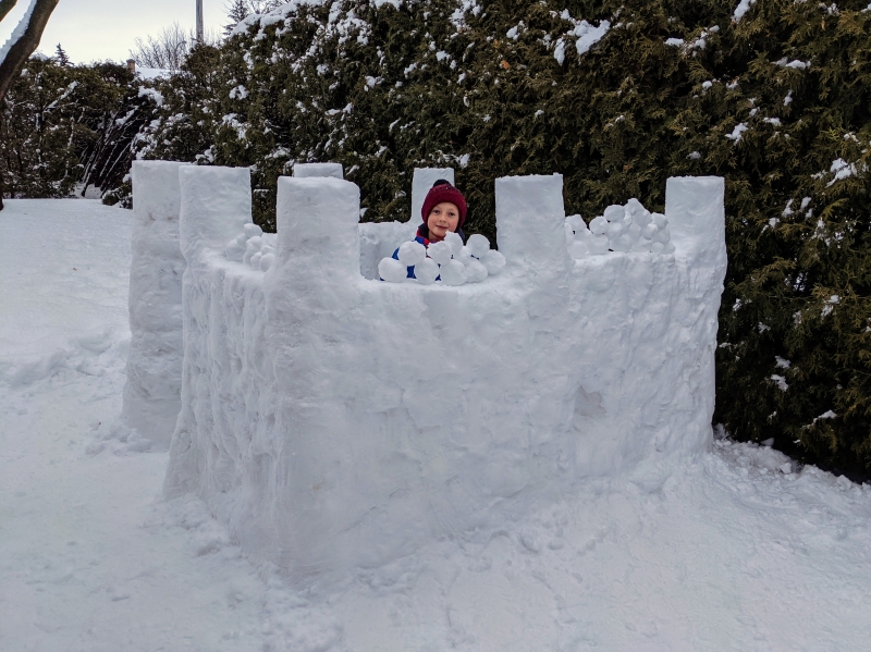 Défi château de neige : les architectes de la neige sont à Boucherville