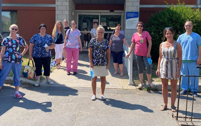 « Nous sommes déterminés à nous battre pour nos droits, mais surtout pour ceux de nos ésidents et leur bien-être avant tout »