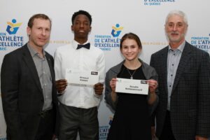 Deux élèves du programme sport-études reçoivent un appui financier