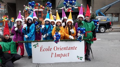 Des élèves de la Commission scolaire des patriotes épandent la magie de Noël