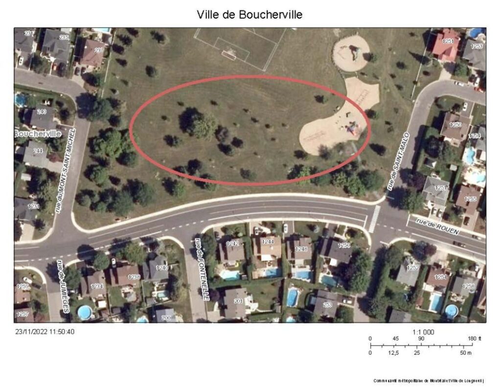 Des citoyens ne veulent pas d’une école dans le parc de Normandie