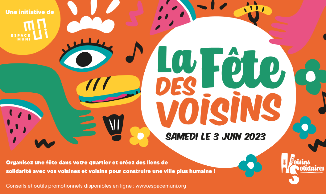 Invitation à organiser une Fête des voisins le 3 juin à Varennes