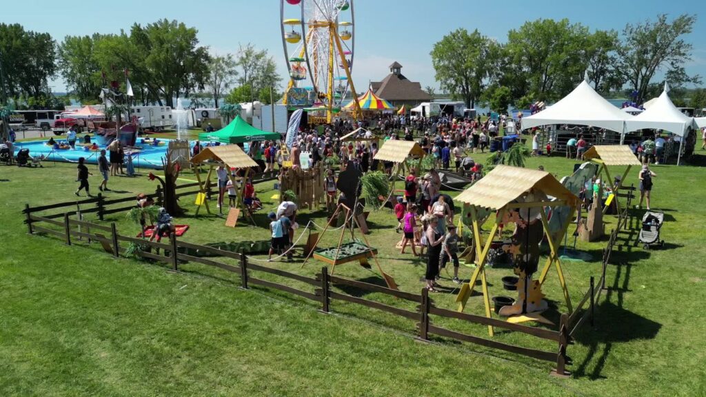 La fête foraine du 350e anniversaire de Varennes, dans les airs, sur terre et même dans l&rsquo;eau