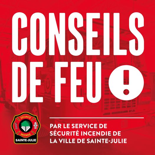 Sainte-Julie: conseils de feu du mois d’août