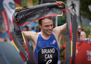 Jéémy Briand  sacré champion canadien en triathlon