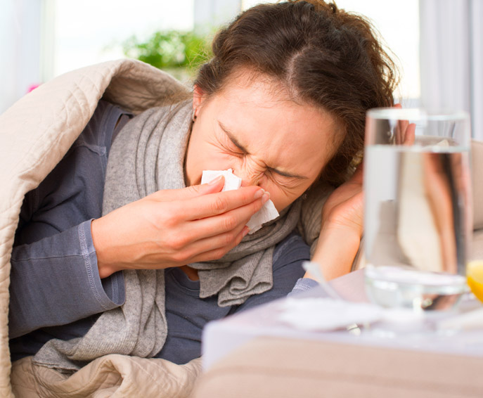 Propagation des infections respiratoires durant les fêtes