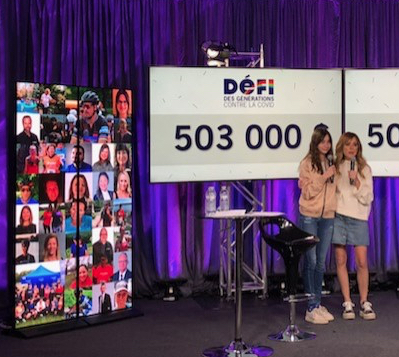 503 000 $ pour les hôpitaux lors du Défi des générations contre la Covid