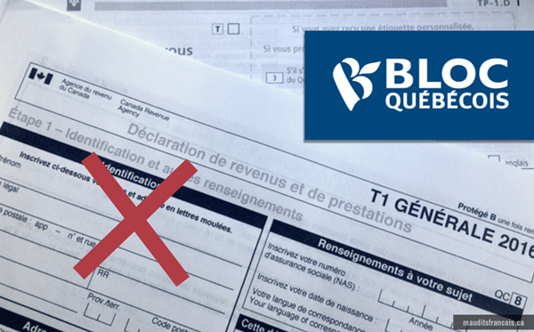 Le Bloc appuie sans éserve le projet de loi C-224 visant la mise en œuvre d’un rapport d’impôt unique
