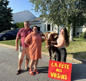 Quand Jules s&rsquo;invite à la fête des voisins, à Varennes