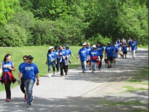 Une marche du rein à Boucherville, le 26 mai