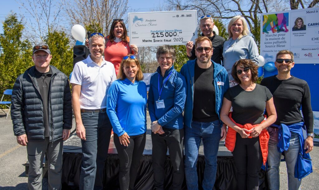 225 000 $ pour la 13e marche de la Maison de soins palliatifs Source Bleue