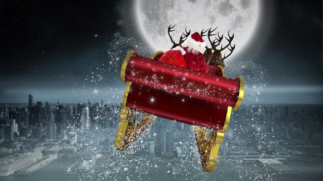 Suivez le trajet du père Noël autour du monde!